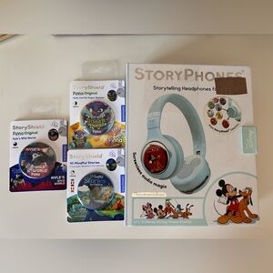 Onanoff StoryPhone Storytelling Headphones for Kids - Light Blue